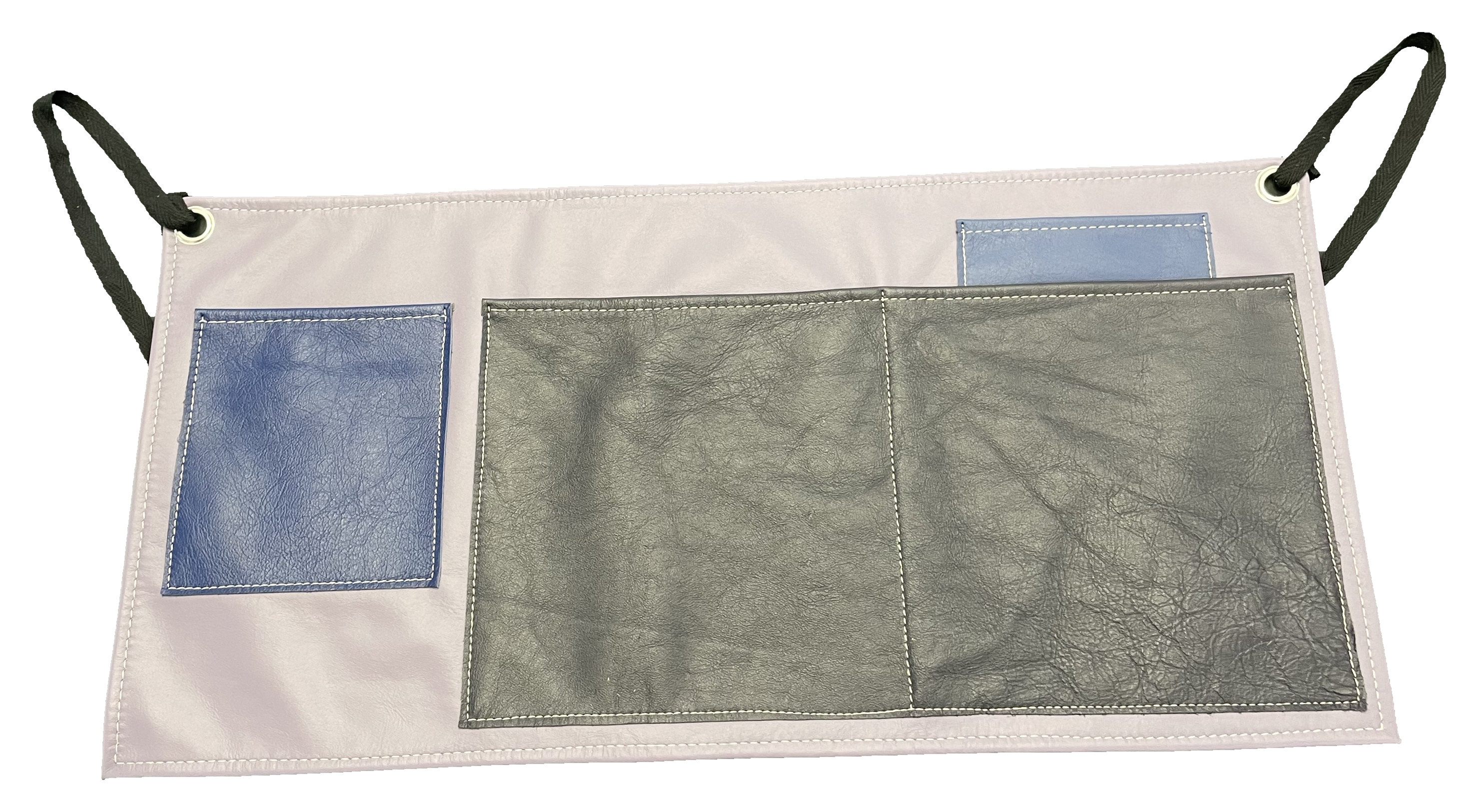 Pearl Olive Blue Half Apron
