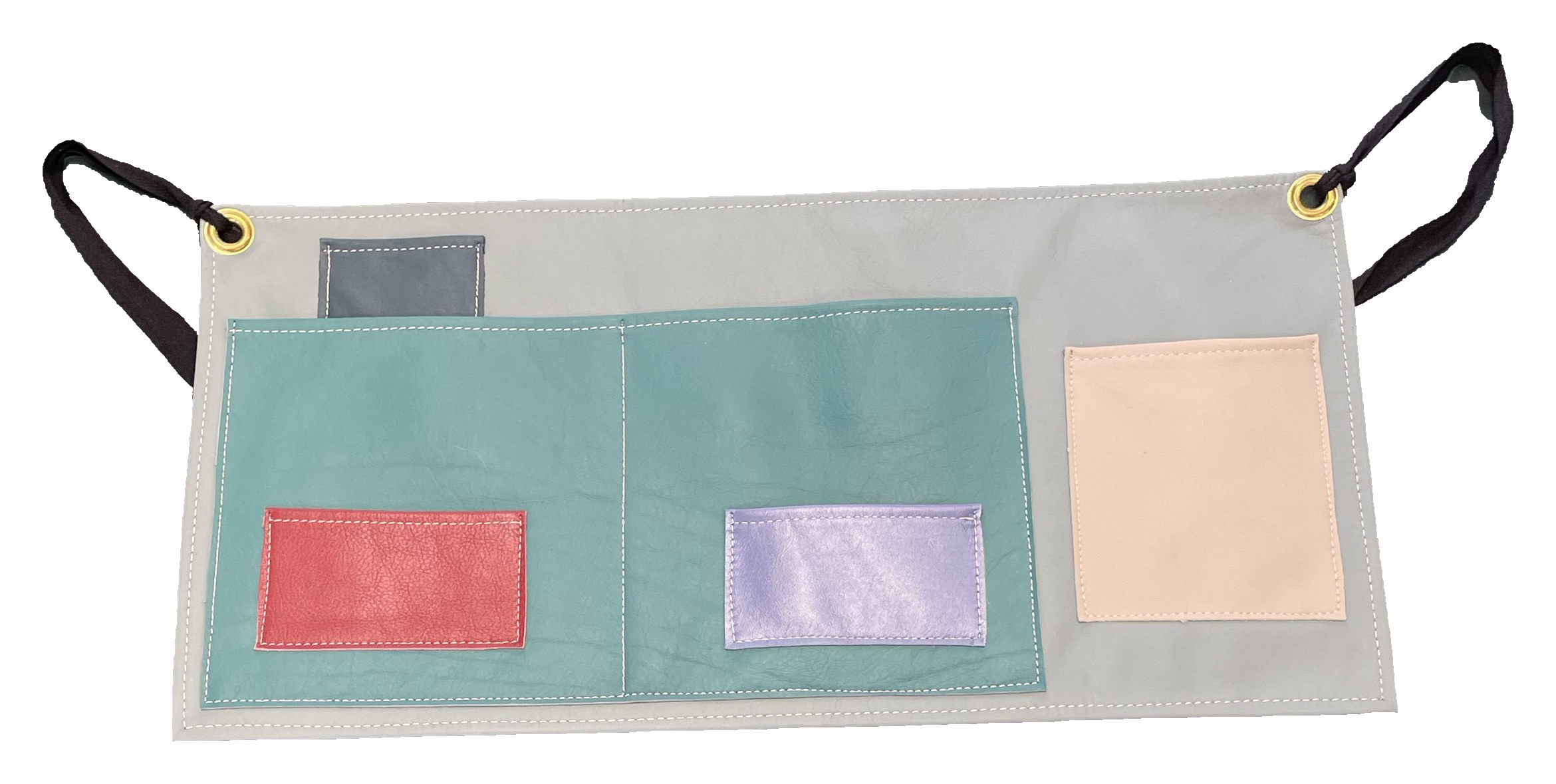 Sage Colorblock Half Apron, alternate view 1