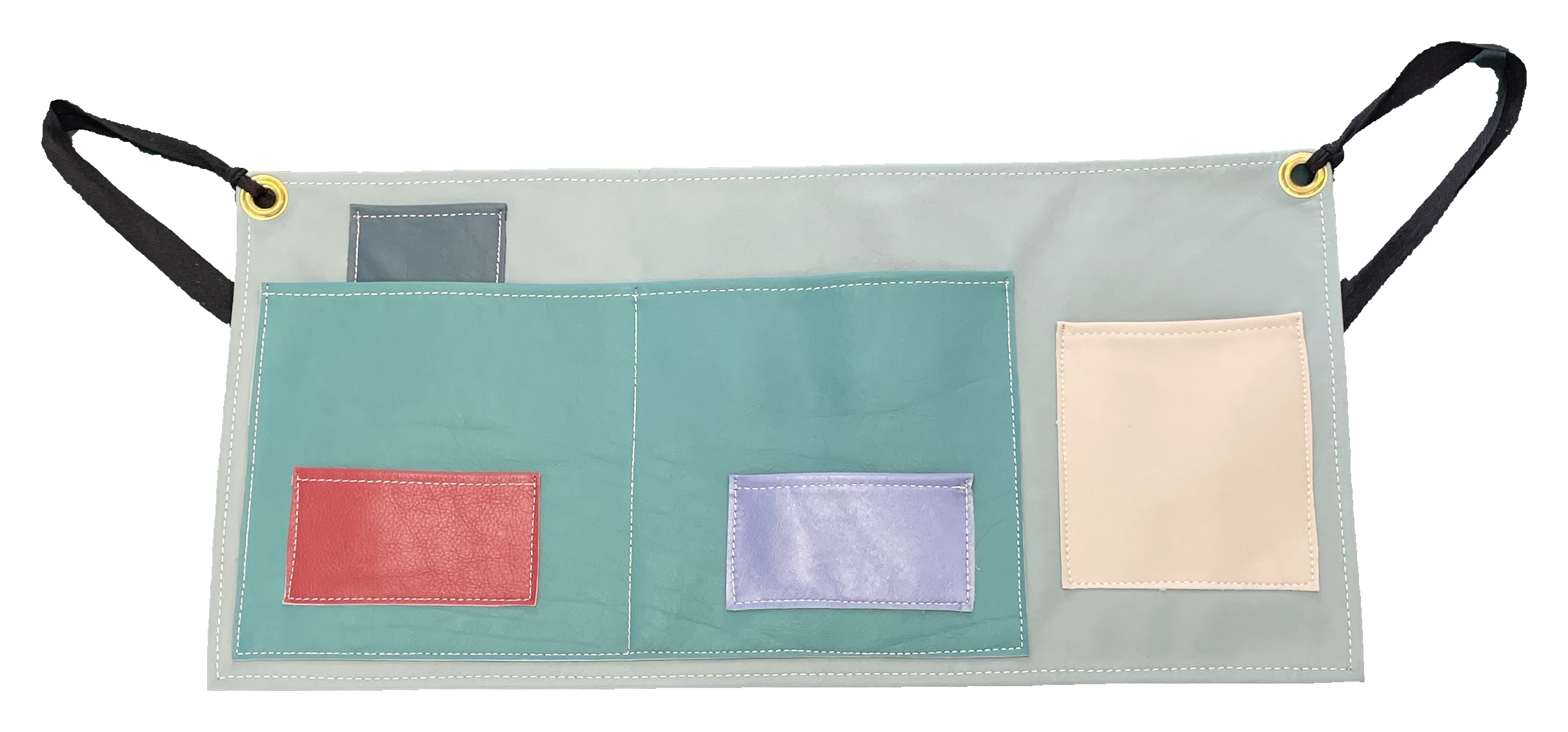 Sage Colorblock Half Apron