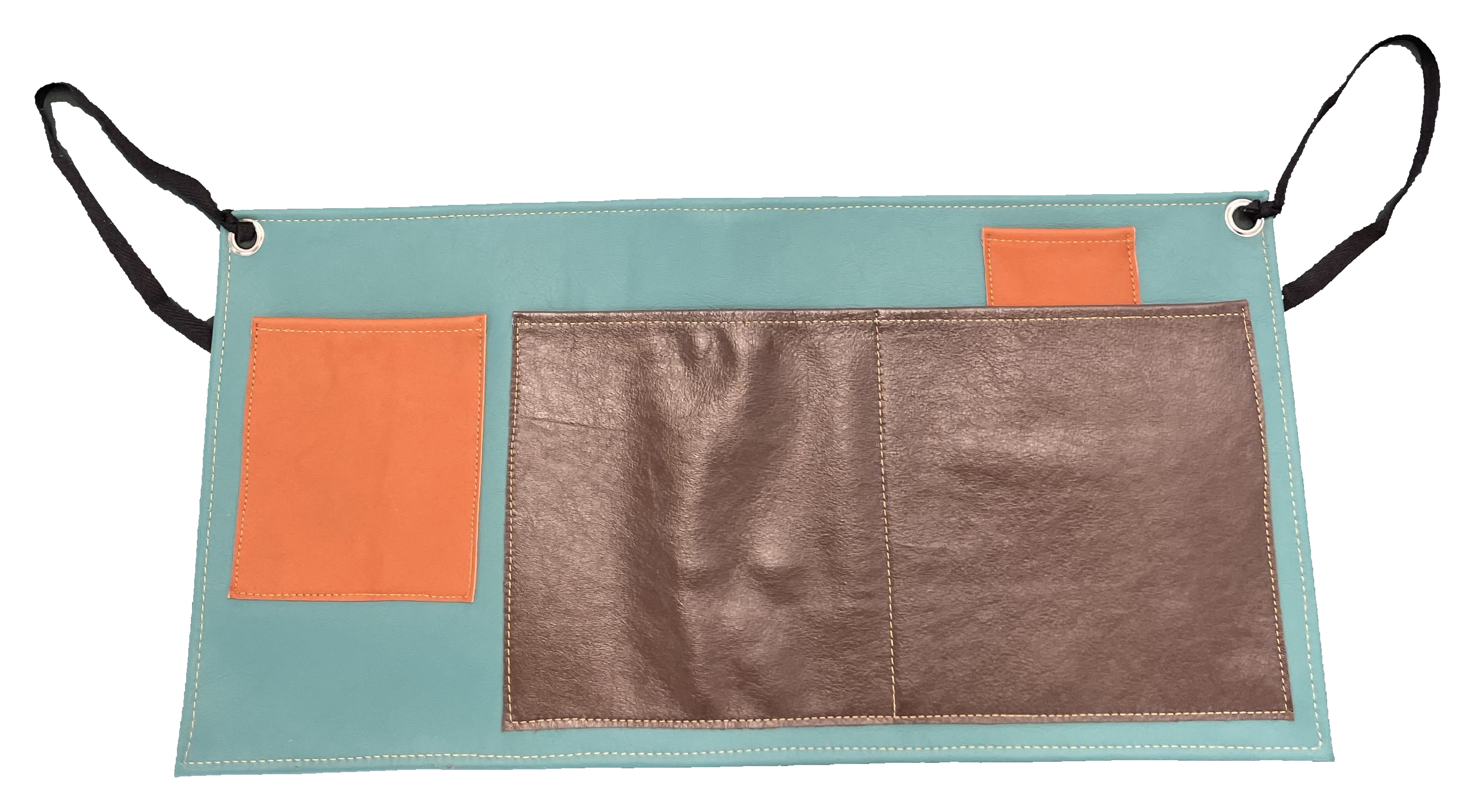 Turquoise Bronze Half Apron